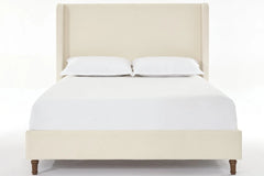 Bellemave® Queen Size Boucle Upholstered Platform Bed with High Headboard - Bellemave