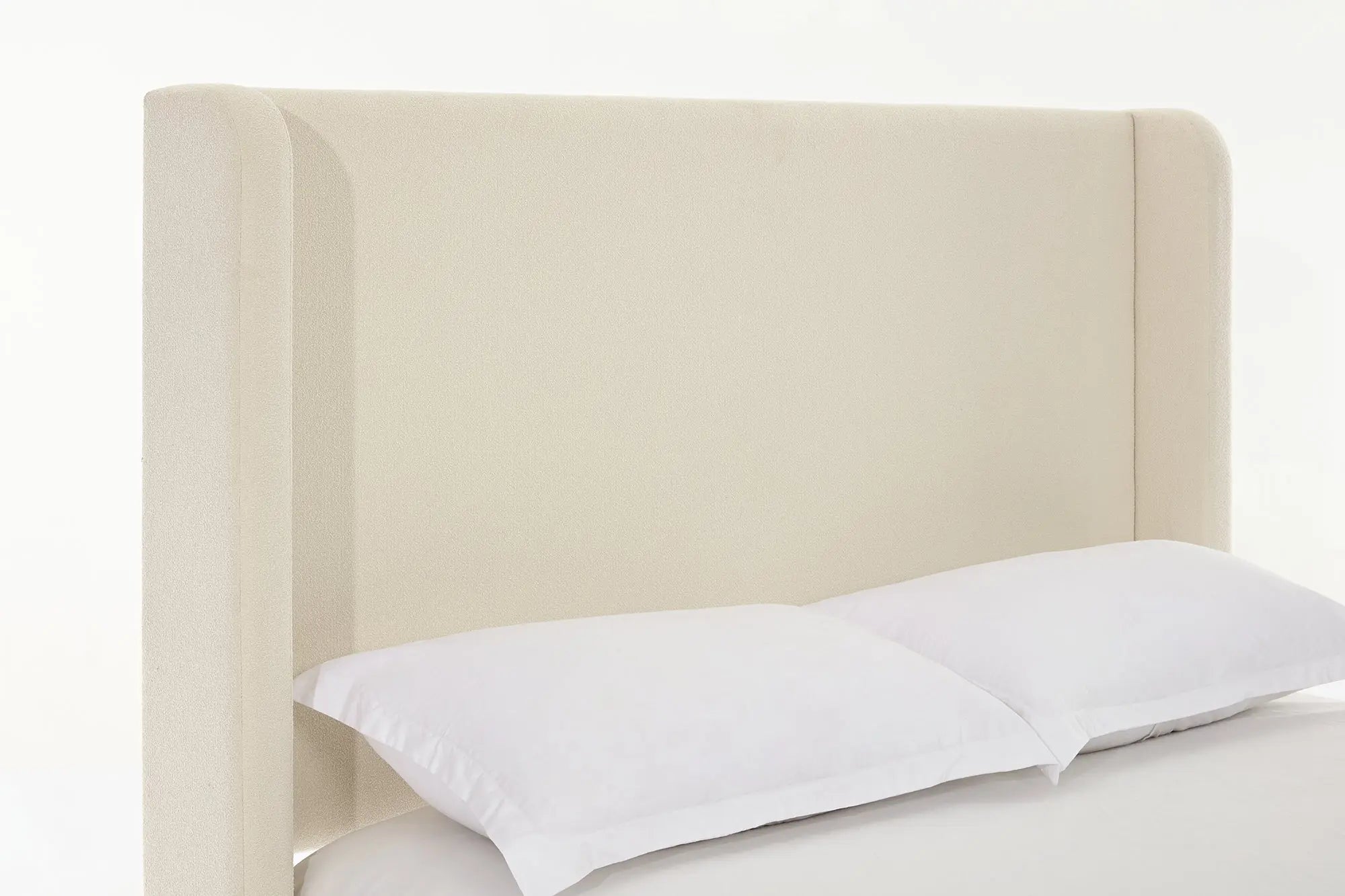 Bellemave® Queen Size Boucle Upholstered Platform Bed with High Headboard - Bellemave