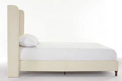 Bellemave® Queen Size Boucle Upholstered Platform Bed with High Headboard - Bellemave