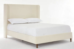 Bellemave® Queen Size Boucle Upholstered Platform Bed with High Headboard - Bellemave