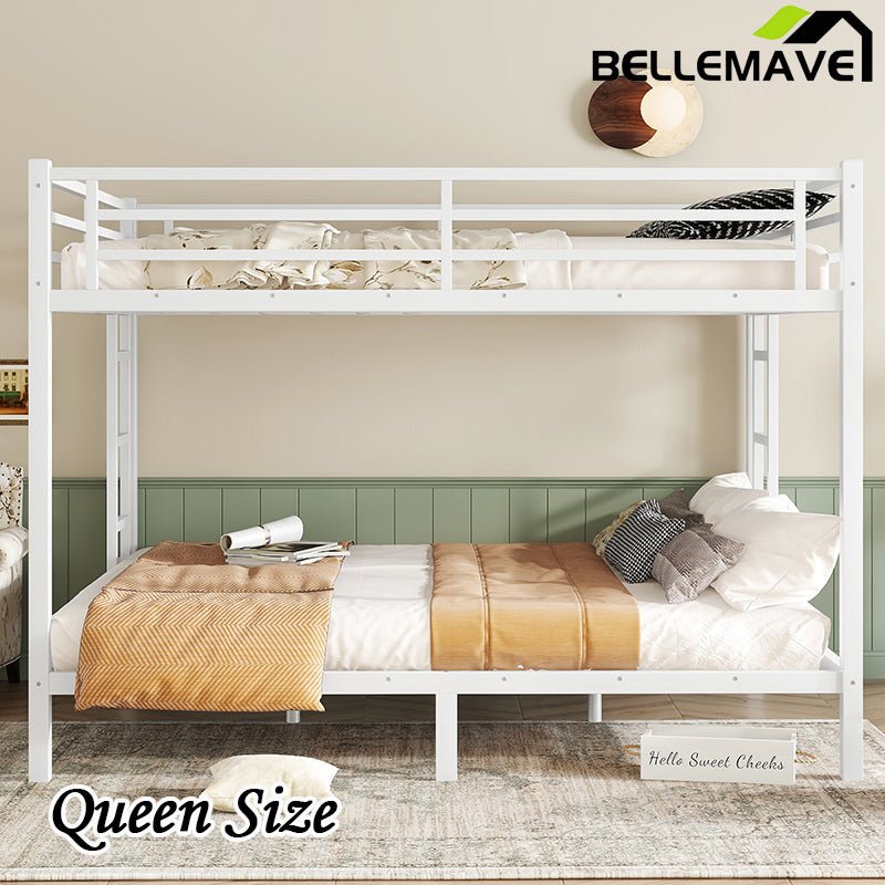 Bellemave® Queen Size Metal Bunk Bed - Bellemave