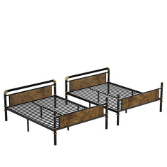 Bellemave® Queen Size Metal Bunk Bed with Safety Guard Rails(Removable) - Bellemave