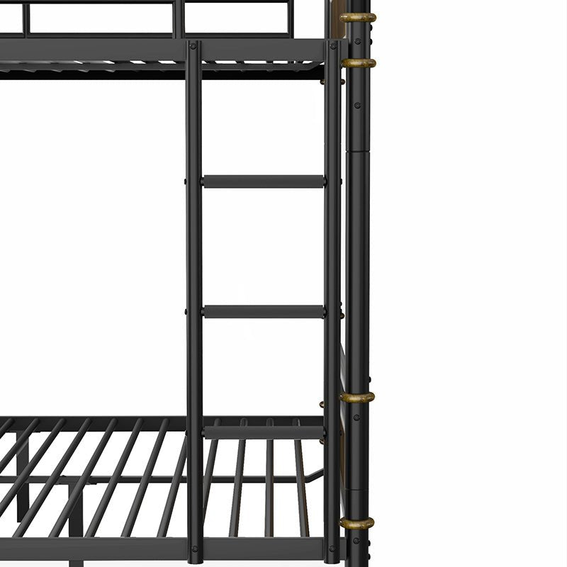 Bellemave® Queen Size Metal Bunk Bed with Safety Guard Rails(Removable) - Bellemave