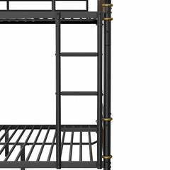 Bellemave® Queen Size Metal Bunk Bed with Safety Guard Rails(Removable) - Bellemave