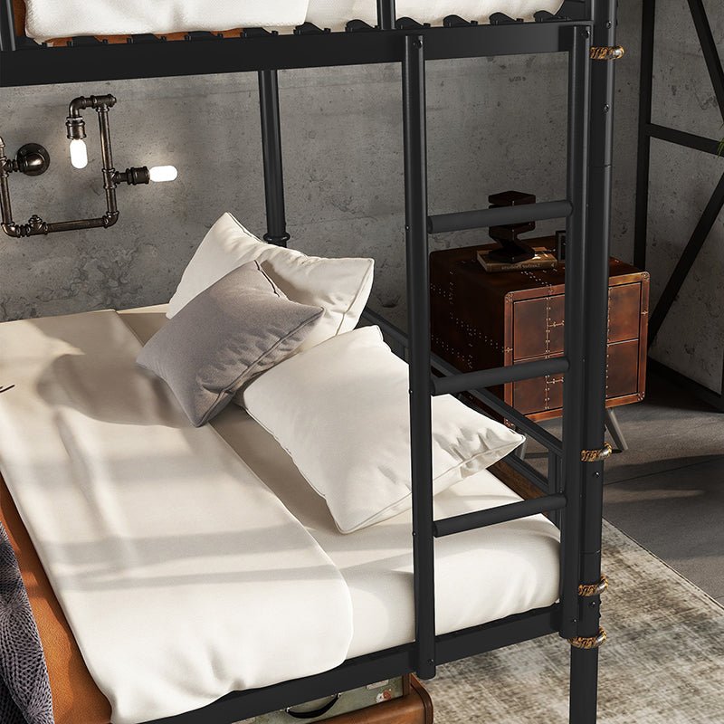 Bellemave® Queen Size Metal Bunk Bed with Safety Guard Rails(Removable) - Bellemave