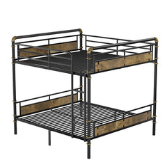 Bellemave® Queen Size Metal Bunk Bed with Safety Guard Rails(Removable) - Bellemave