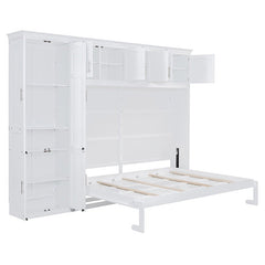 Bellemave® Queen Size Murphy Bed Wall Bed with Cabinets - Bellemave