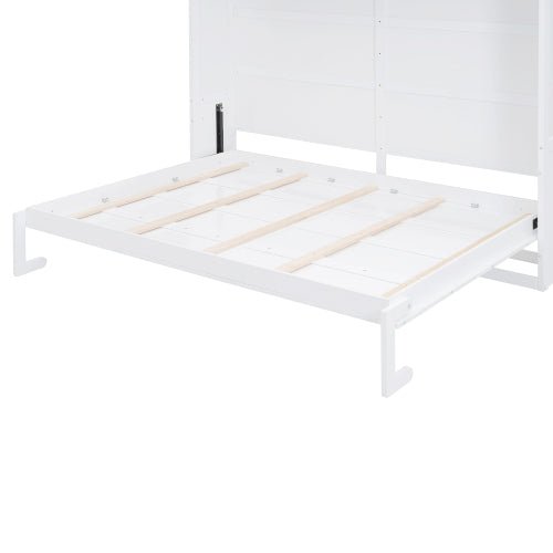 Bellemave® Queen Size Murphy Bed Wall Bed with Top Shelves & USB - Bellemave