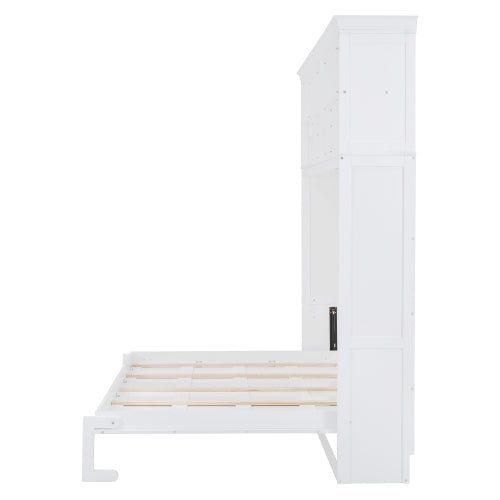 Bellemave® Queen Size Murphy Bed Wall Bed with Top Shelves & USB - Bellemave