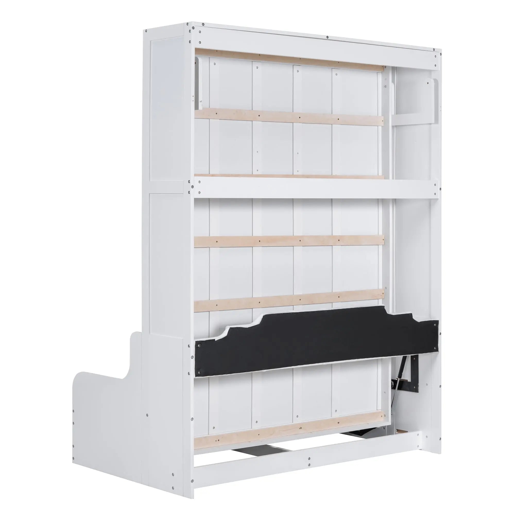 Bellemave® Queen Size Murphy Bed with Cushion,Convertible Into Sofa - Bellemave