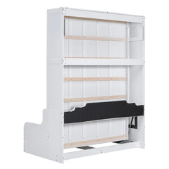 Bellemave® Queen Size Murphy Bed with Cushion,Convertible Into Sofa - Bellemave