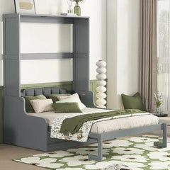 Bellemave® Queen Size Murphy Bed with Cushion,Convertible Into Sofa - Bellemave