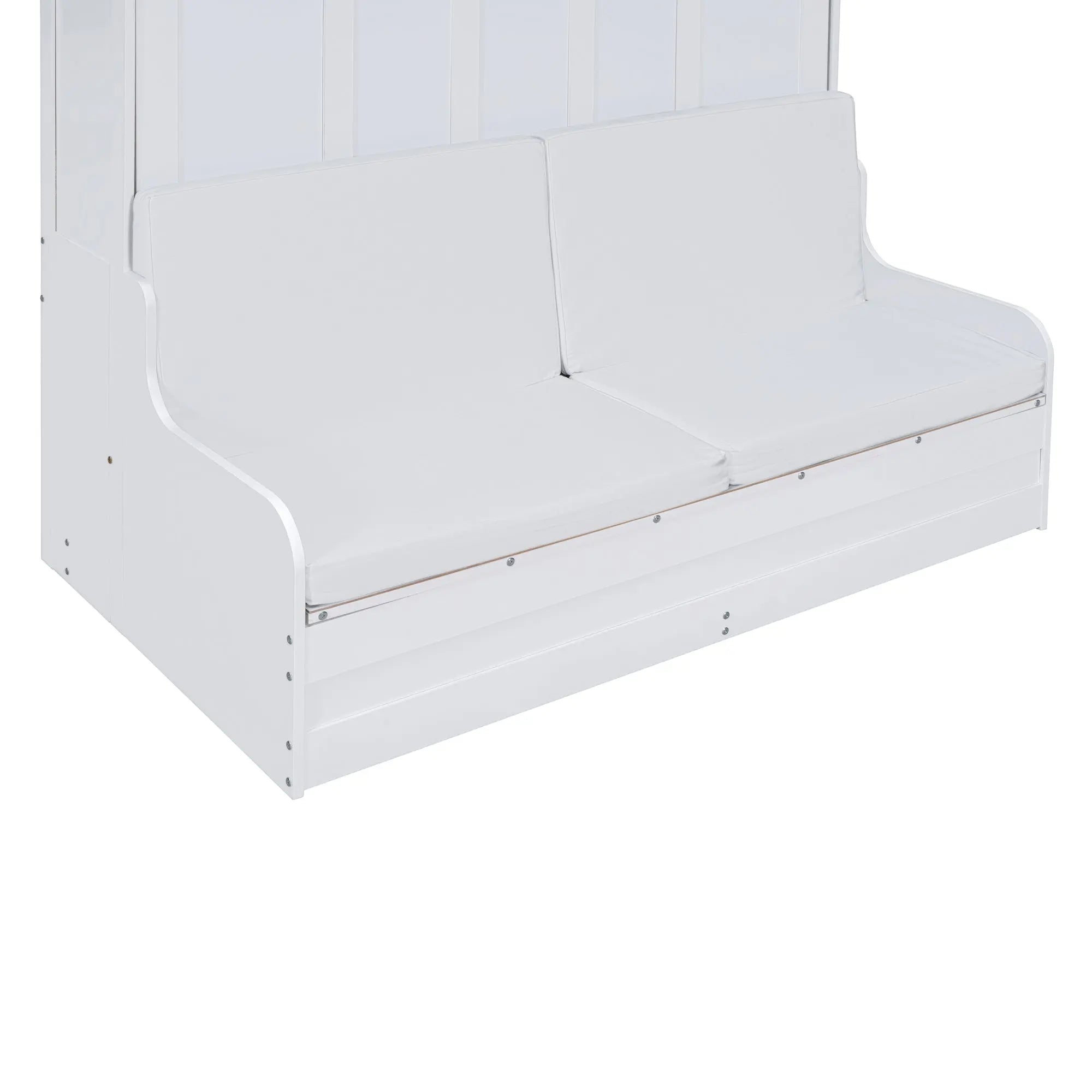 Bellemave® Queen Size Murphy Bed with Cushion,Convertible Into Sofa - Bellemave