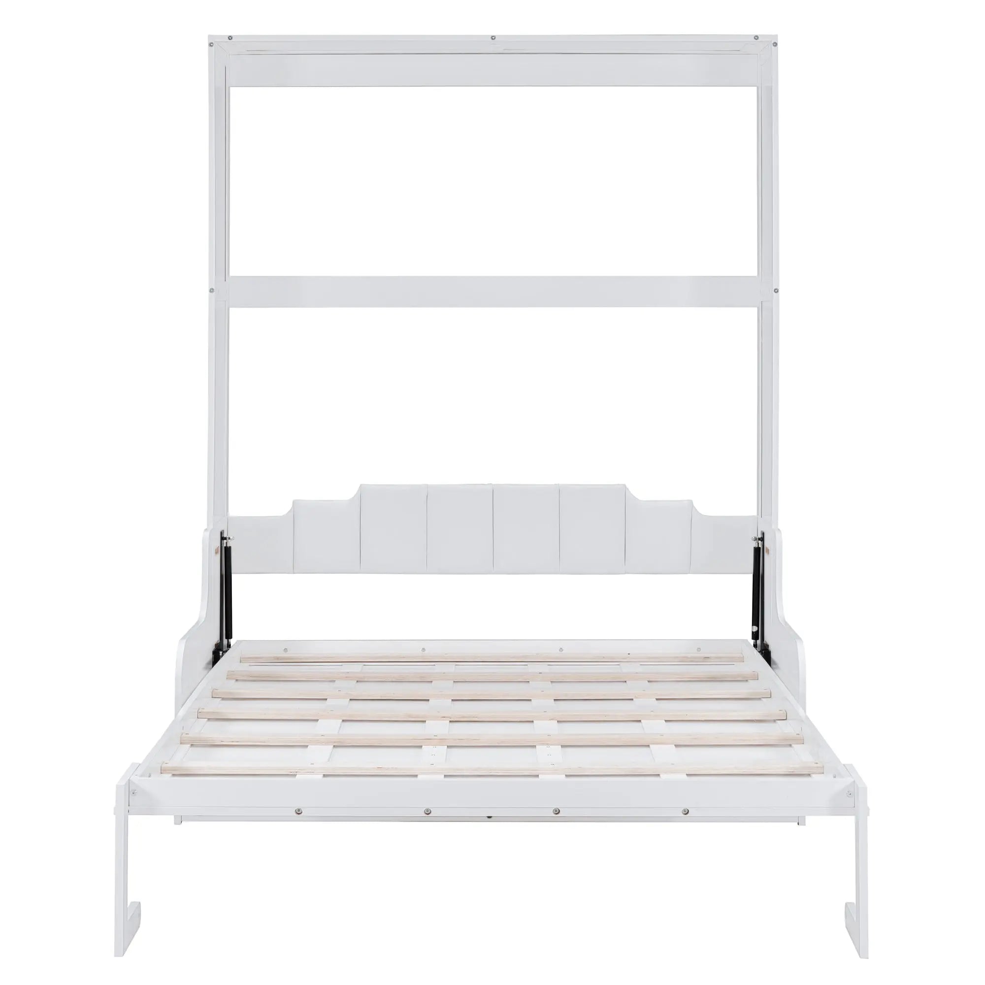 Bellemave® Queen Size Murphy Bed with Cushion,Convertible Into Sofa - Bellemave