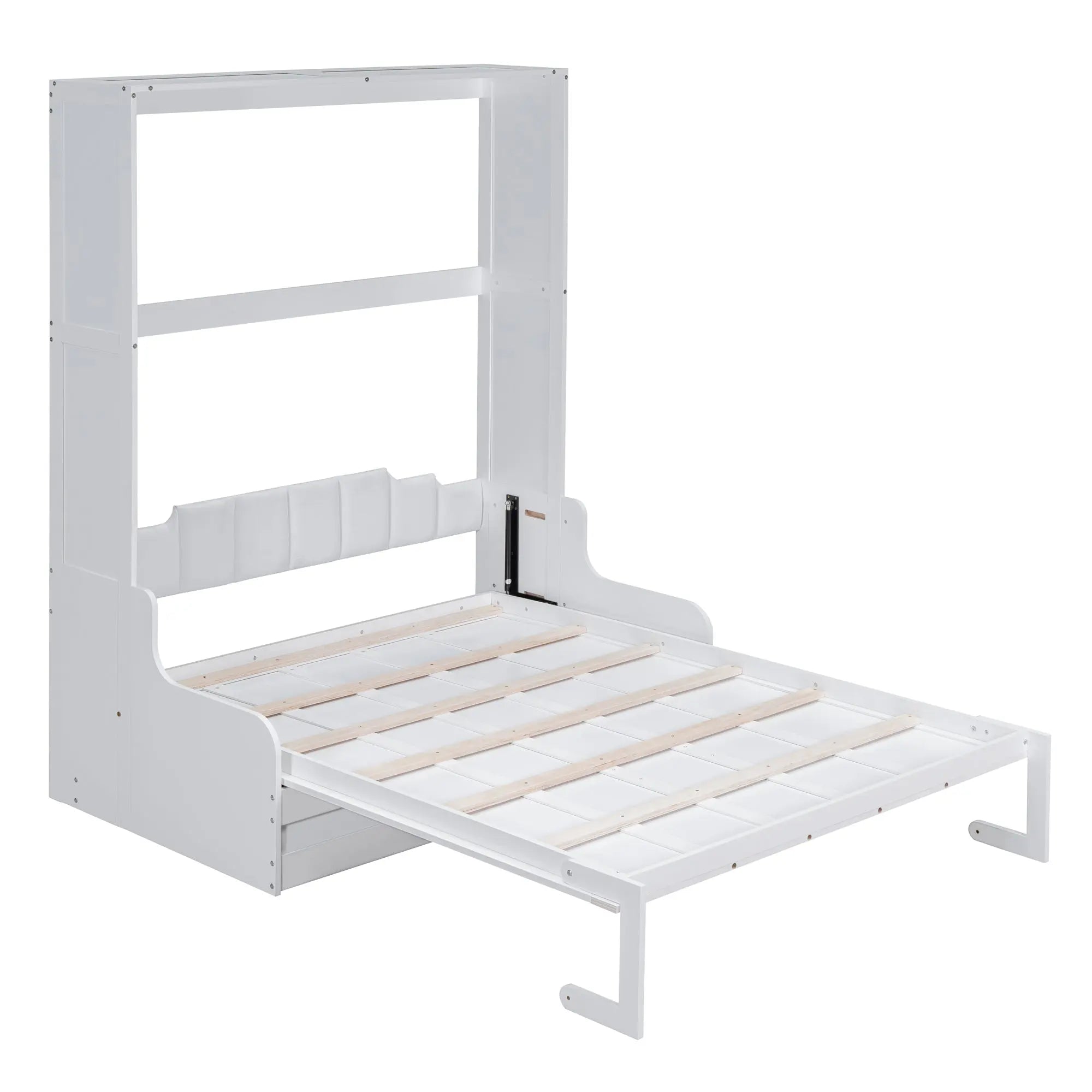 Bellemave® Queen Size Murphy Bed with Cushion,Convertible Into Sofa - Bellemave