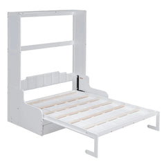 Bellemave® Queen Size Murphy Bed with Cushion,Convertible Into Sofa - Bellemave