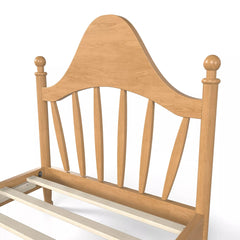 Bellemave® Queen Size Platform Bed with Chic Headboard – Solid Wood Frame, No Box Spring Needed - Bellemave
