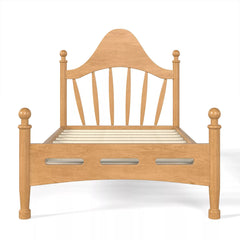 Bellemave® Queen Size Platform Bed with Chic Headboard – Solid Wood Frame, No Box Spring Needed - Bellemave