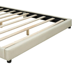 Bellemave® Queen & Twin XL Upholstered Platform Bed, Mother & Child Bed - Bellemave