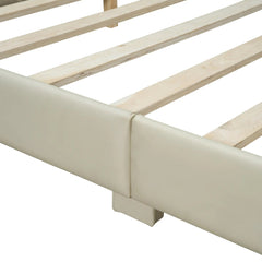 Bellemave® Queen & Twin XL Upholstered Platform Bed, Mother & Child Bed - Bellemave
