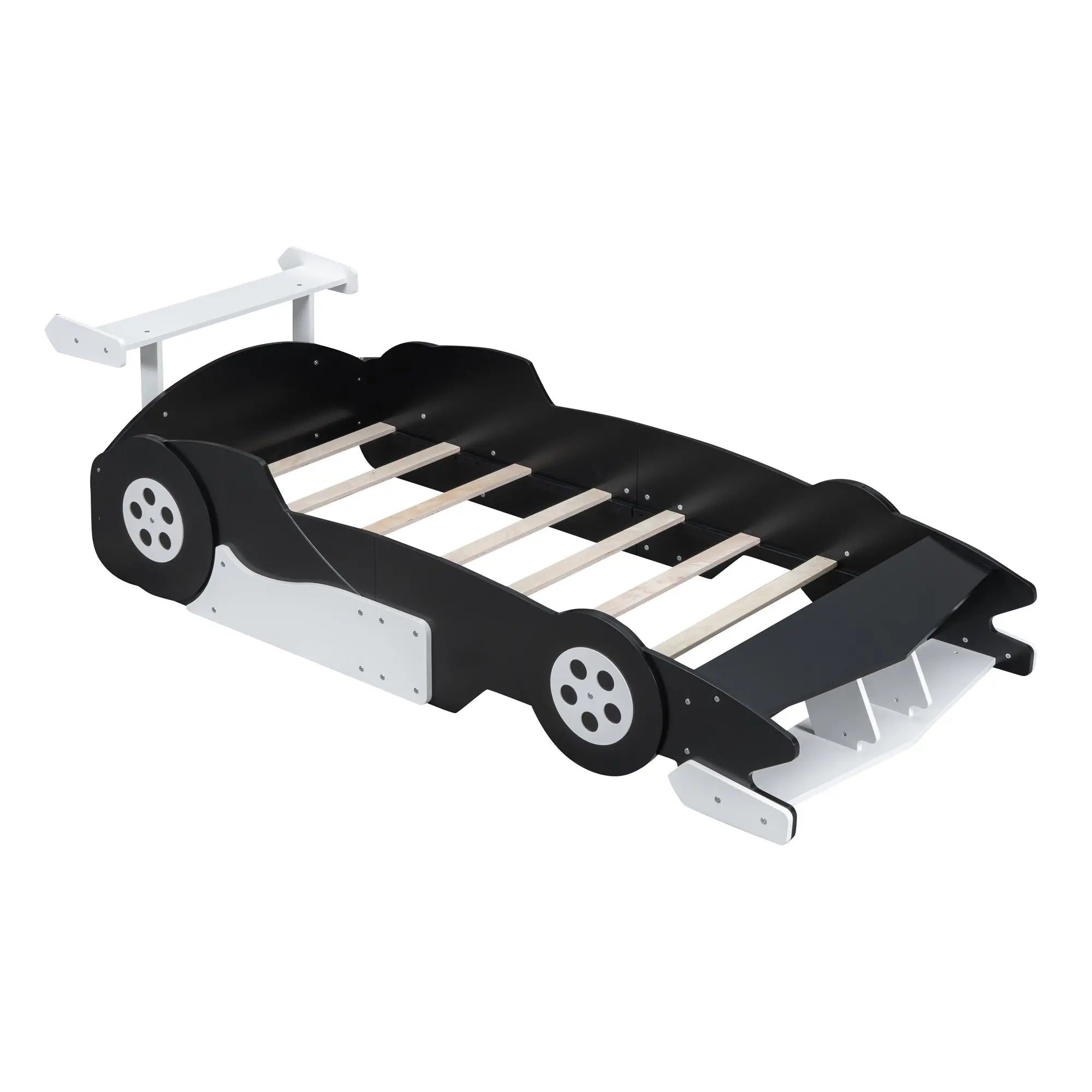 Bellemave® Race Car - Shaped Platform Bed with Wheels - Bellemave