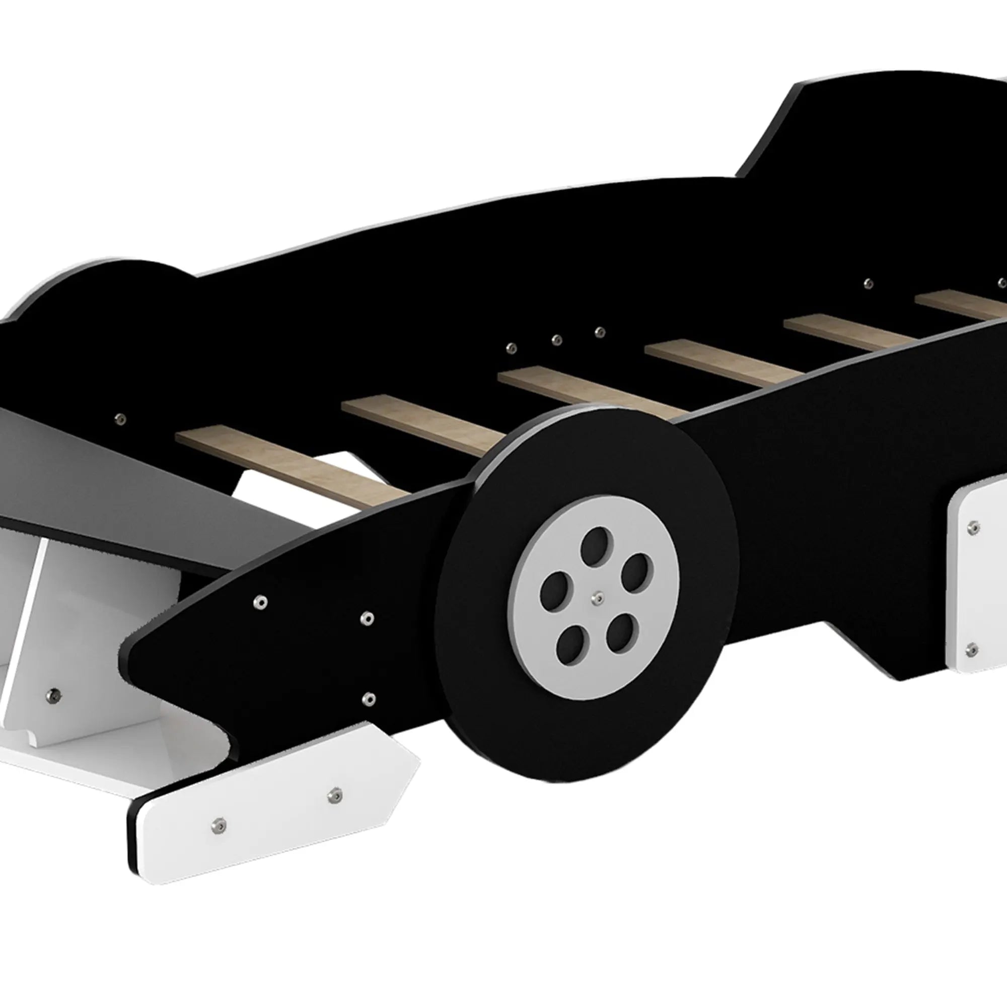 Bellemave® Race Car - Shaped Platform Bed with Wheels - Bellemave