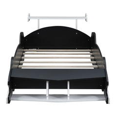 Bellemave® Race Car - Shaped Platform Bed with Wheels - Bellemave