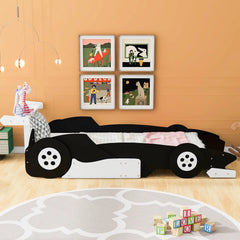 Bellemave® Race Car - Shaped Platform Bed with Wheels - Bellemave