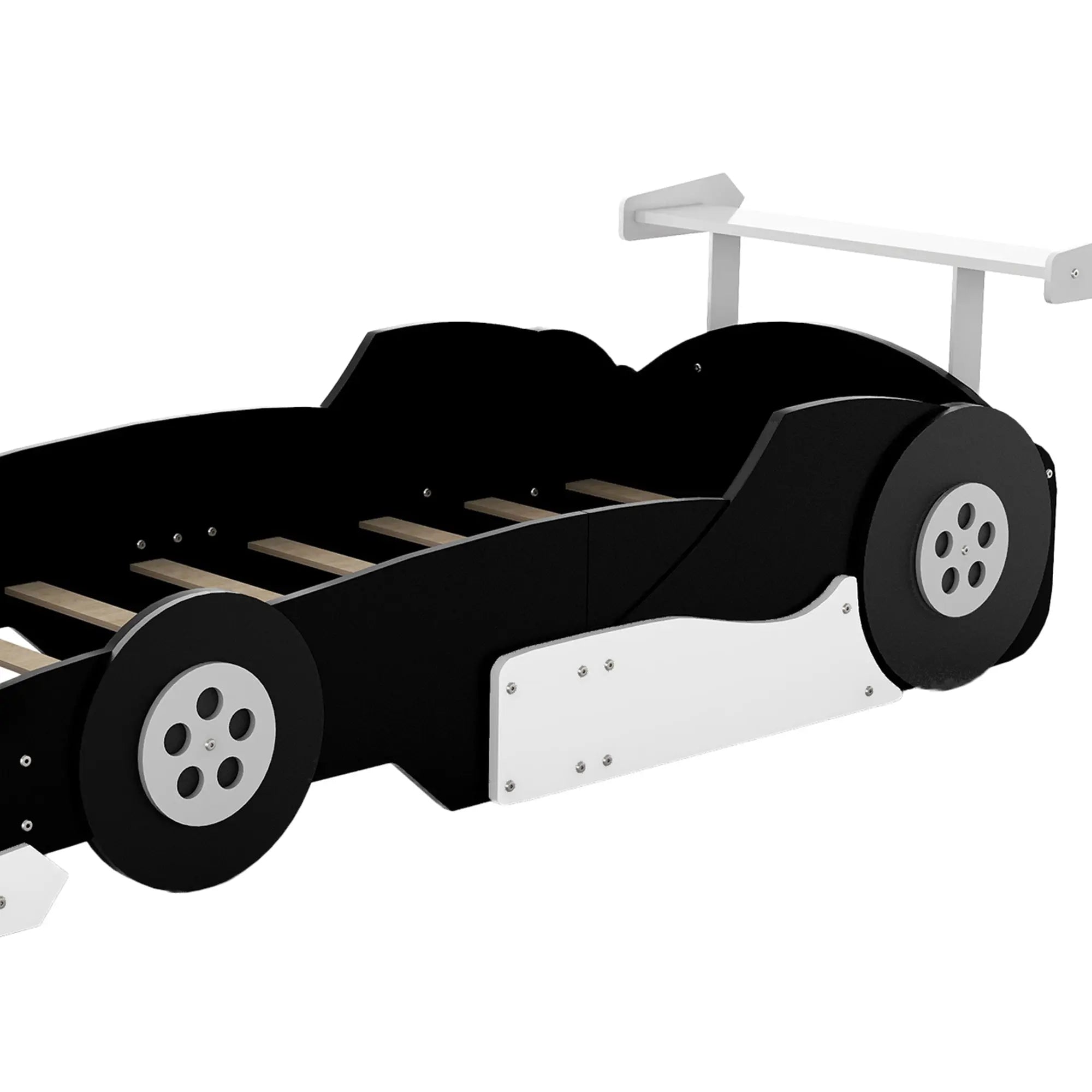Bellemave® Race Car - Shaped Platform Bed with Wheels - Bellemave