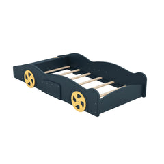 Bellemave® Race Car - Shaped Platform Bed with Wheels and Storage - Bellemave