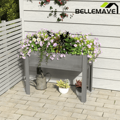 Bellemave® Raised Garden Bed with Legs, Outdoor Wood Elevated Planter Box - Bellemave