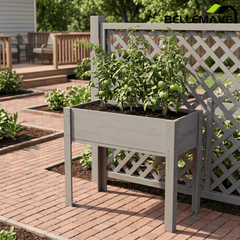 Bellemave® Raised Garden Bed with Legs, Outdoor Wood Elevated Planter Box - Bellemave