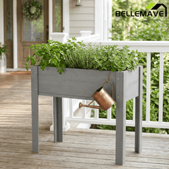 Bellemave® Raised Garden Bed with Legs, Outdoor Wood Elevated Planter Box - Bellemave