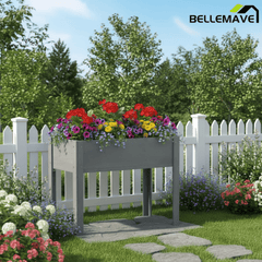 Bellemave® Raised Garden Bed with Legs, Outdoor Wood Elevated Planter Box - Bellemave