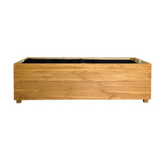 Bellemave® Raised Garden Bed with Liner, Solid Fir Wood Outdoor Planter Box,Natural - Bellemave