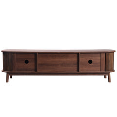 Bellemave® Rattan TV Stand with Solid Wood Legs for TVs up to 75'' - Bellemave