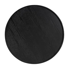 Bellemave® Round Cane Coffee Table with PE Rattan Side - Bellemave