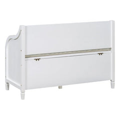 Bellemave® Rustic Style Solid Wood Entryway Multifunctional Storage Bench with Safety Hinge - Bellemave