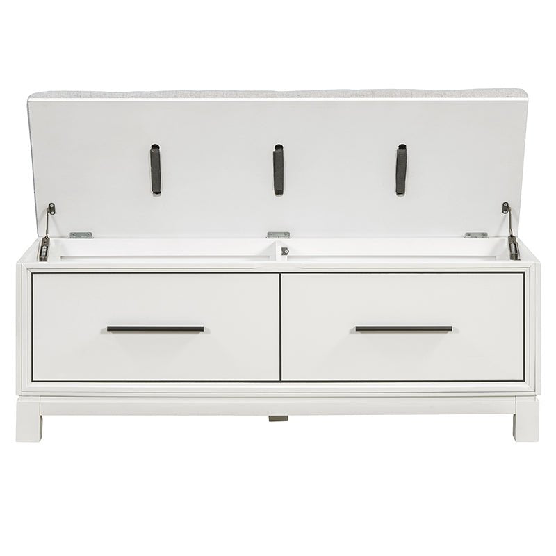 Bellemave® Shoe Bench with Removable Cushion and Hidden Storage - Bellemave
