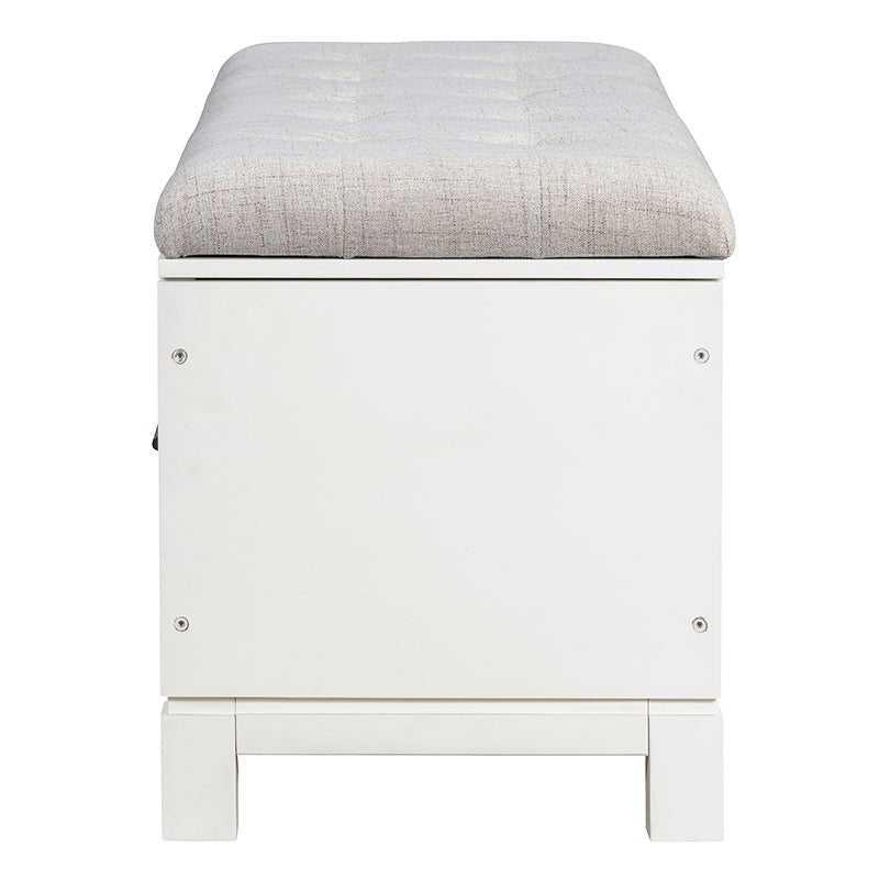 Bellemave® Shoe Bench with Removable Cushion and Hidden Storage - Bellemave