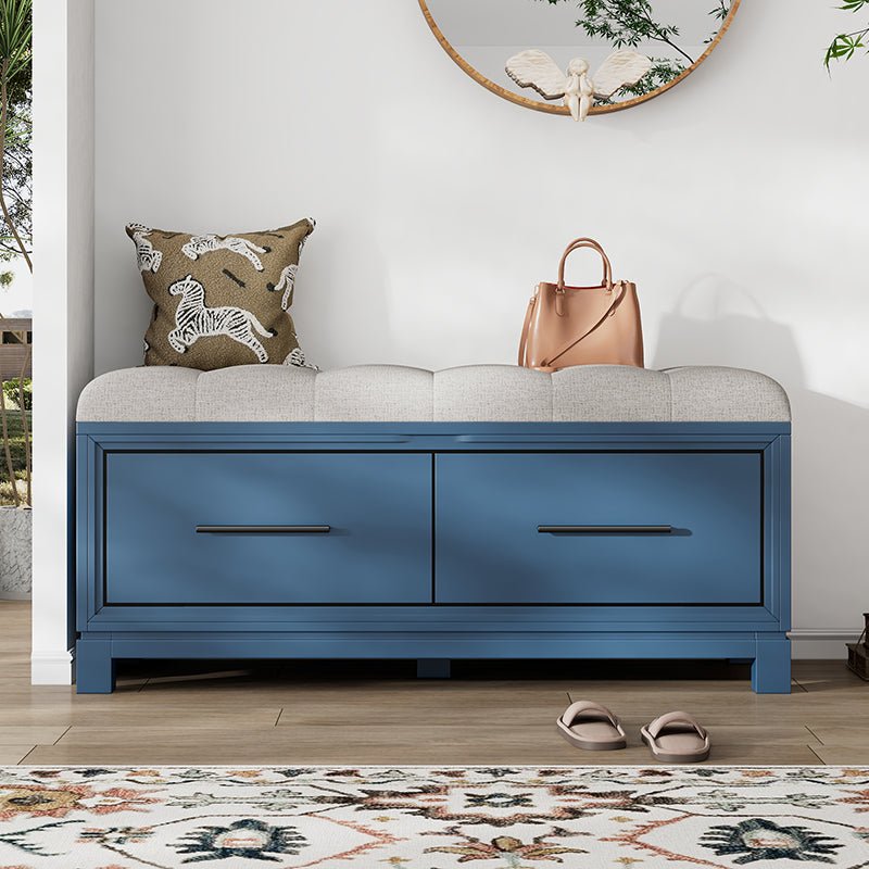 Bellemave® Shoe Bench with Removable Cushion and Hidden Storage - Bellemave