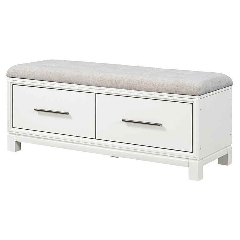 Bellemave® Shoe Bench with Removable Cushion and Hidden Storage - Bellemave