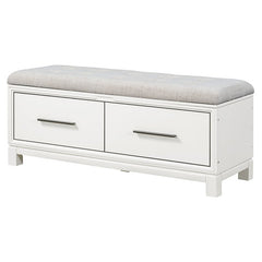 Bellemave® Shoe Bench with Removable Cushion and Hidden Storage - Bellemave