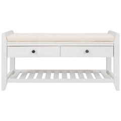 Bellemave® Shoe Rack with Cushioned Seat and Drawers - Bellemave