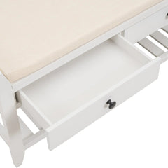 Bellemave® Shoe Rack with Cushioned Seat and Drawers - Bellemave