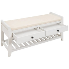 Bellemave® Shoe Rack with Cushioned Seat and Drawers - Bellemave