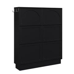 Bellemave® Shoe Storage Cabinet for Entryway with 6 Flip Drawers, Freestanding Hidden Shoe Storage for Front Door Entrance, Living Room, Hallway, Bedroom - Bellemave
