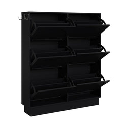 Bellemave® Shoe Storage Cabinet for Entryway with 6 Flip Drawers, Freestanding Hidden Shoe Storage for Front Door Entrance, Living Room, Hallway, Bedroom - Bellemave
