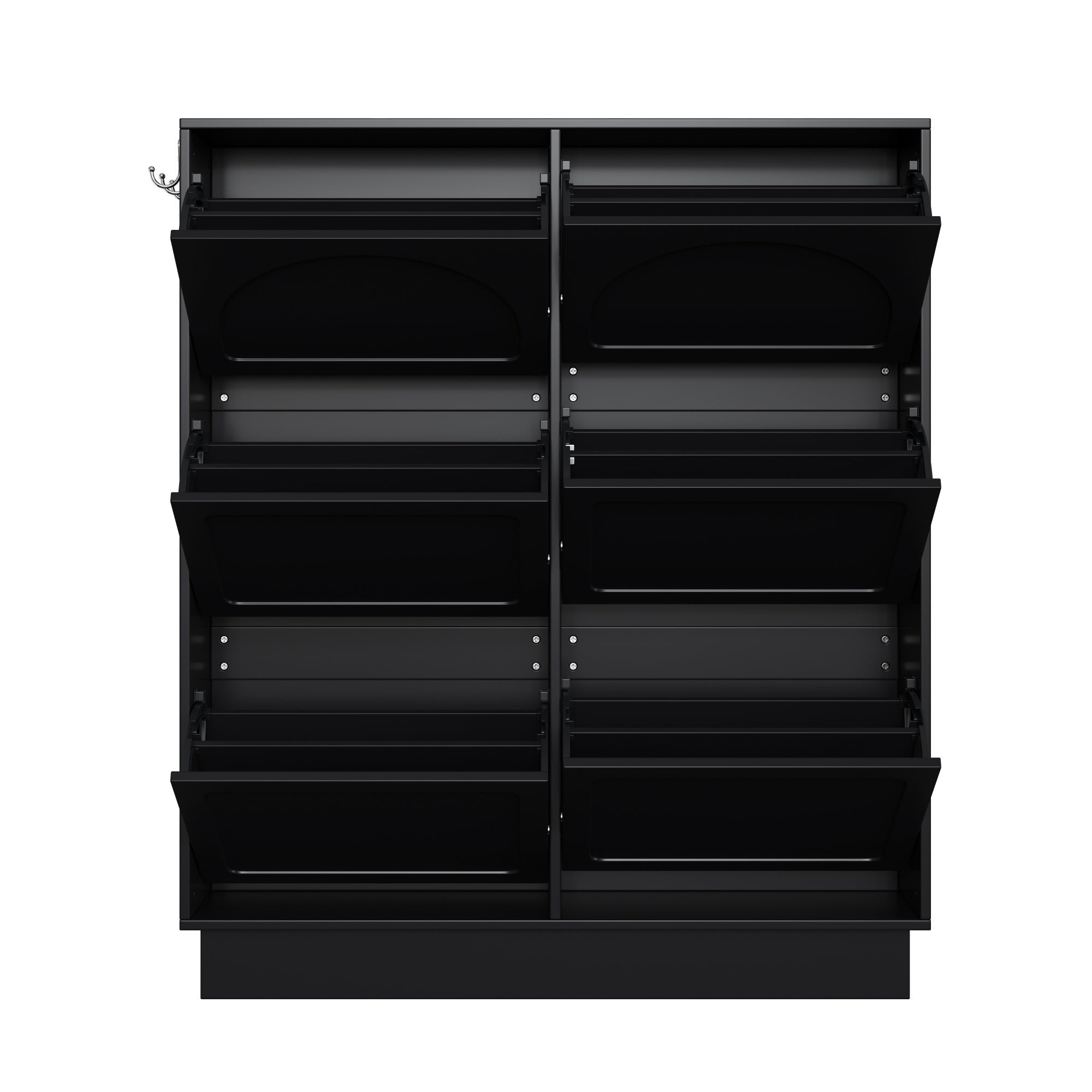 Bellemave® Shoe Storage Cabinet for Entryway with 6 Flip Drawers, Freestanding Hidden Shoe Storage for Front Door Entrance, Living Room, Hallway, Bedroom - Bellemave