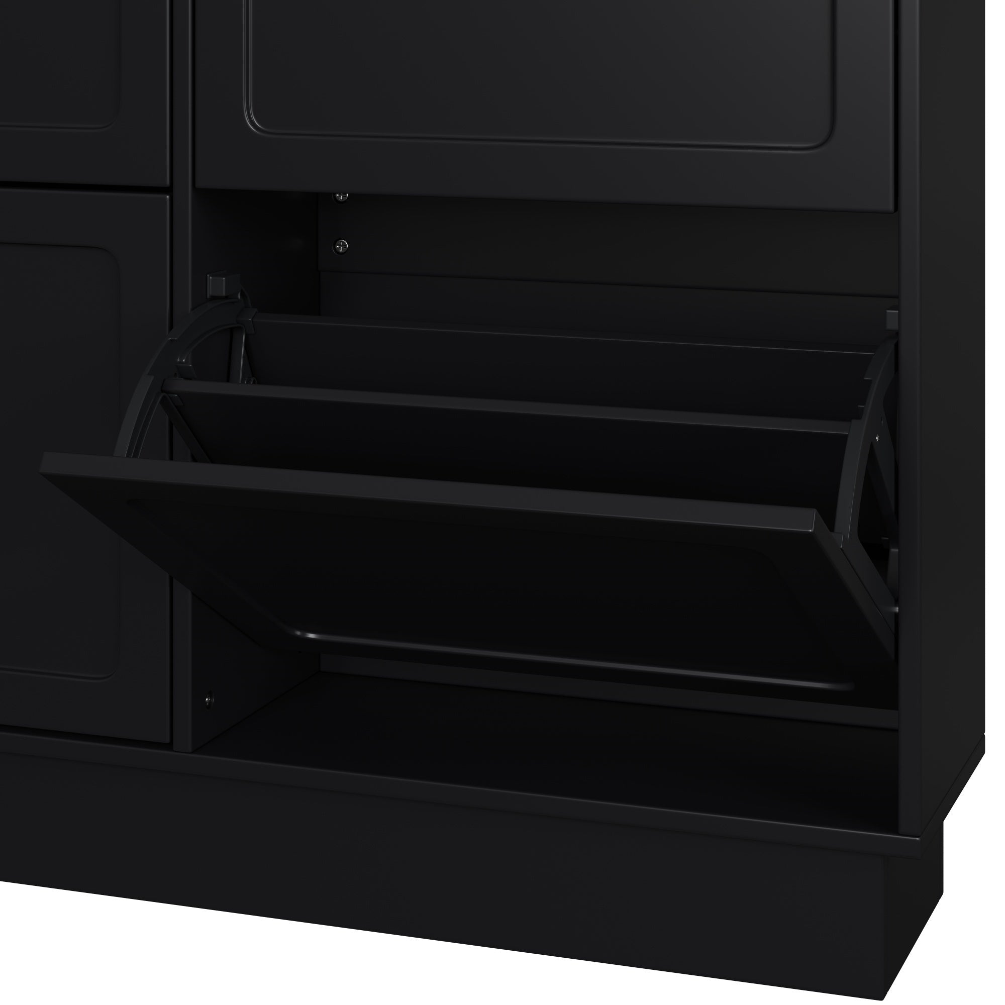 Bellemave® Shoe Storage Cabinet for Entryway with 6 Flip Drawers, Freestanding Hidden Shoe Storage for Front Door Entrance, Living Room, Hallway, Bedroom - Bellemave